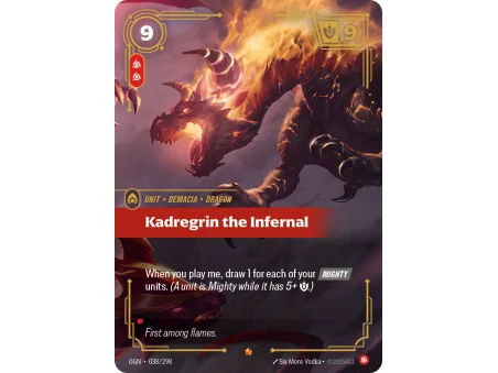 Kadregrin the Infernal OGN-038 | Origins | ProCards México