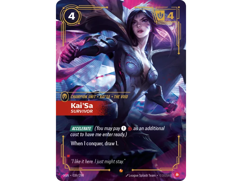 Kai'Sa, Survivor OGN-039 | Origins | ProCards México