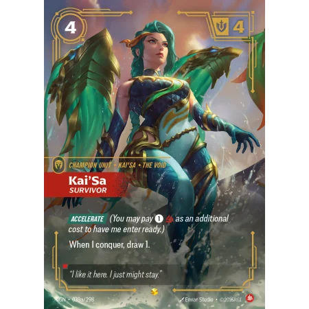 Kai'Sa, Survivor OGN-039A | Origins | ProCards México