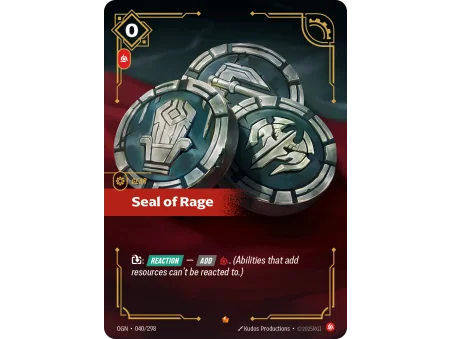 Seal of Rage OGN-040 | Origins | ProCards México