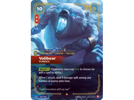 Volibear, Furious OGN-041 | Origins | ProCards México