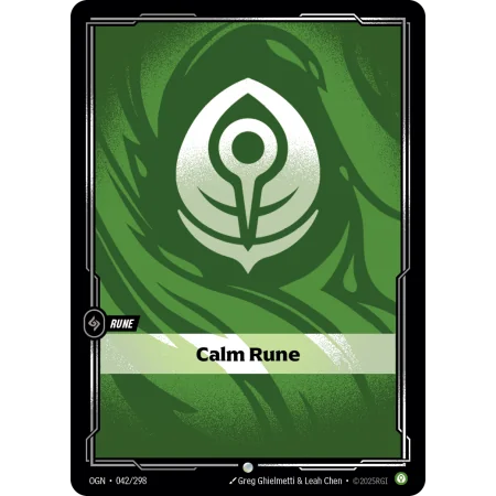 Calm Rune OGN-042 | Origins | ProCards México