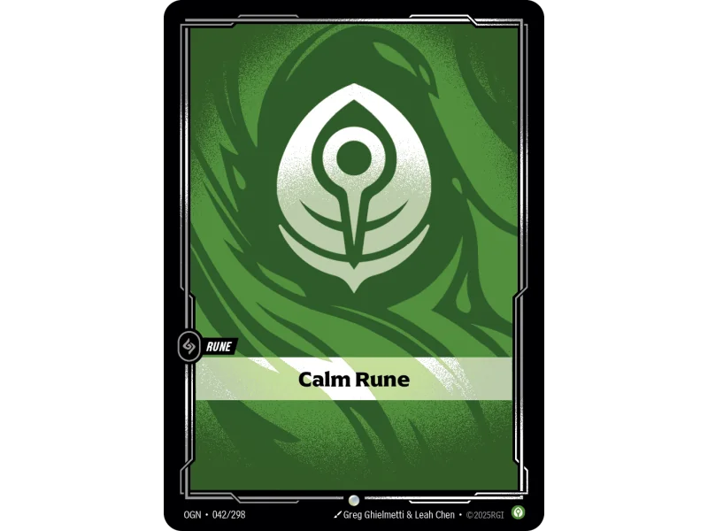 Calm Rune OGN-042 | Origins | ProCards México