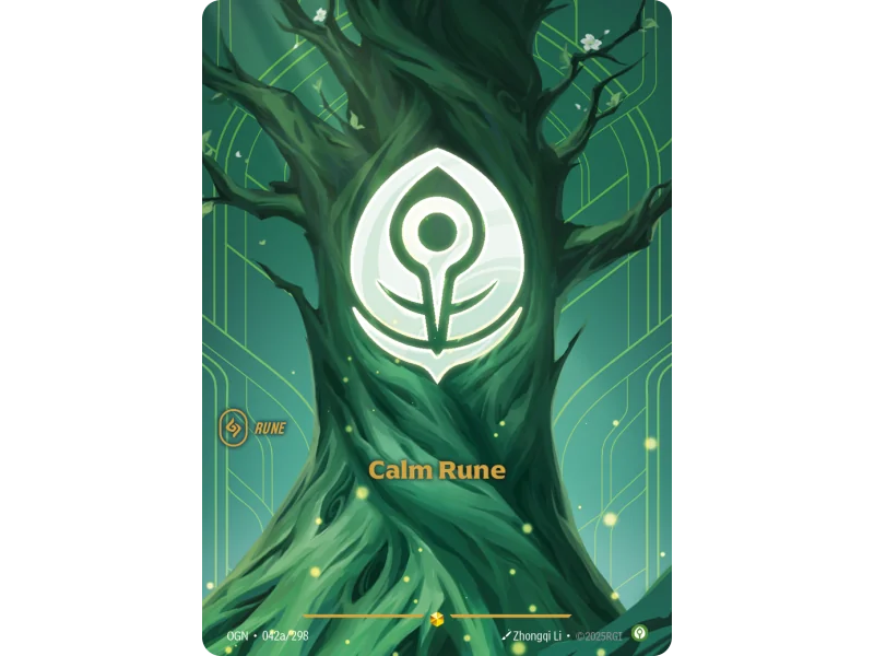 Calm Rune OGN-042A | Origins | ProCards México