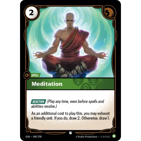 Meditation OGN-048 | Origins | ProCards México