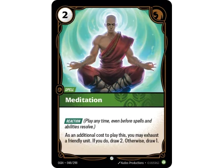 Meditation OGN-048 | Origins | ProCards México