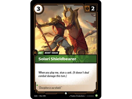 Solari Shieldbearer OGN-051 | Origins | ProCards México