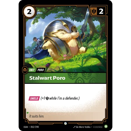 Stalwart Poro OGN-052 | Origins | ProCards México