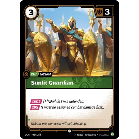 Sunlit Guardian OGN-054 | Origins | ProCards México