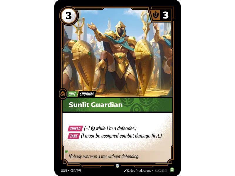 Sunlit Guardian OGN-054 | Origins | ProCards México