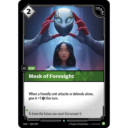 Mask of Foresight OGN-060 | Origins | ProCards México