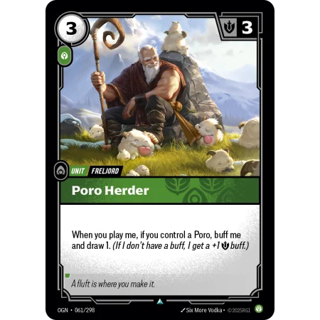 Poro Herder OGN-061 | Origins | ProCards México