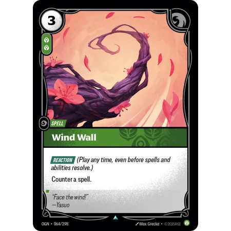 Wind Wall OGN-064 | Origins | ProCards México