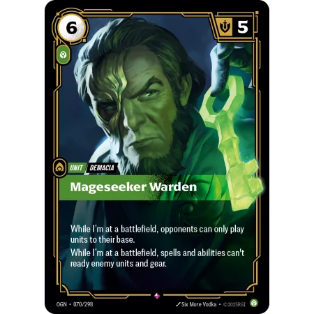 Mageseeker Warden OGN-070 | Origins | ProCards México