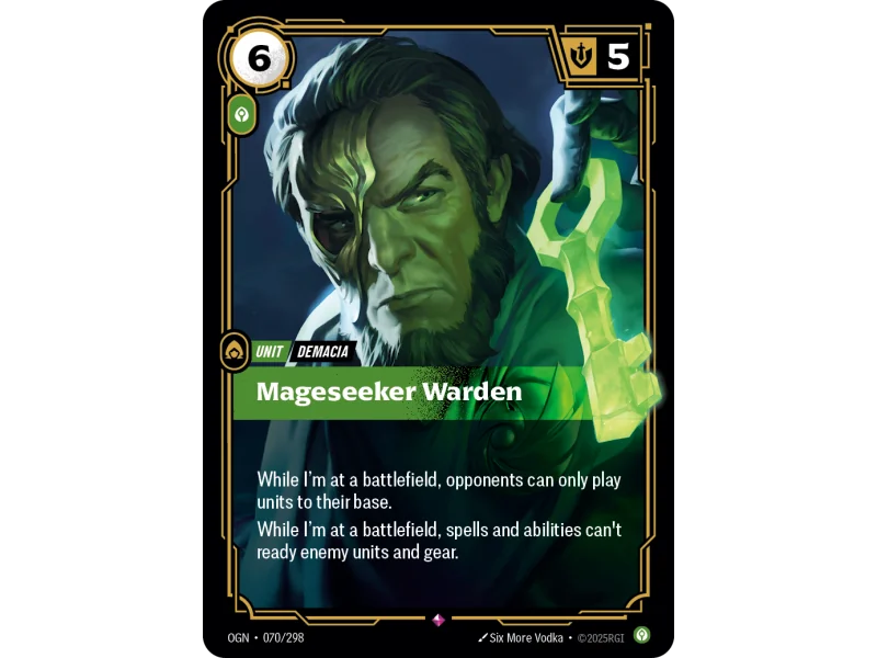 Mageseeker Warden OGN-070 | Origins | ProCards México