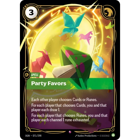 Party Favors OGN-071 | Origins | ProCards México