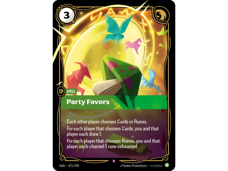 Party Favors OGN-071 | Origins | ProCards México