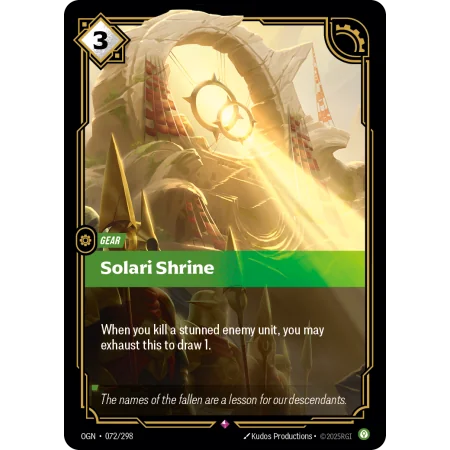 Solari Shrine OGN-072 | Origins | ProCards México