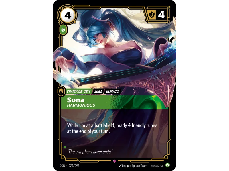 Sona, Harmonious OGN-073 | Origins | ProCards México