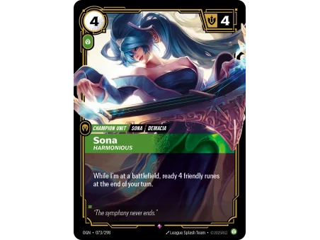 Sona, Harmonious OGN-073 | Origins | ProCards México