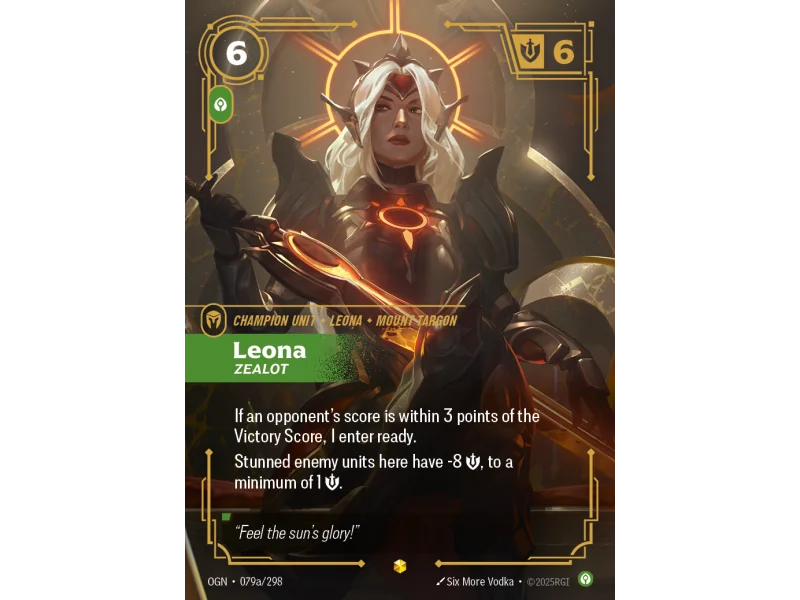 Leona, Zealot OGN-079A | Origins | ProCards México