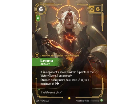 Leona, Zealot OGN-079A | Origins | ProCards México