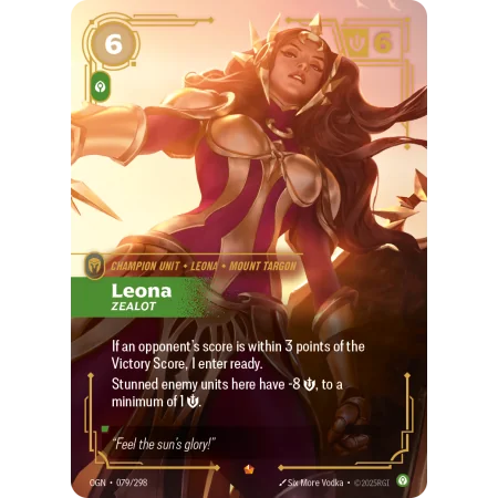 Leona, Zealot OGN-079 | Origins | ProCards México