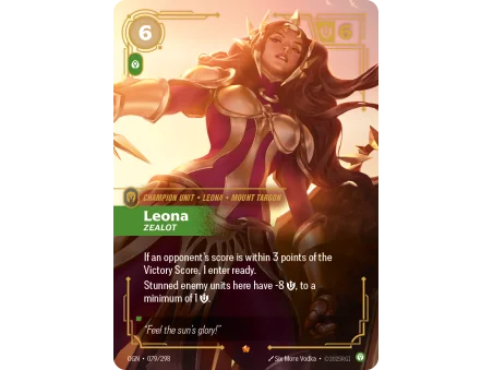 Leona, Zealot OGN-079 | Origins | ProCards México