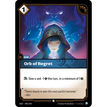 Orb of Regret OGN-090 | Origins | ProCards México