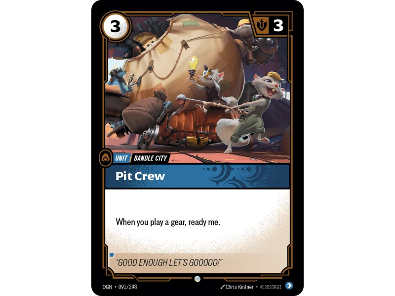 Pit Crew OGN-091 | Origins | ProCards México