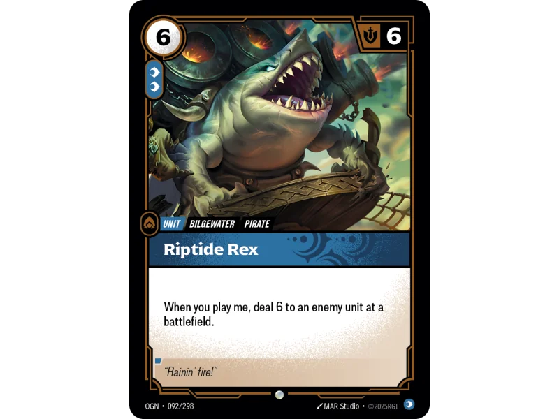 Riptide Rex OGN-092 | Origins | ProCards México