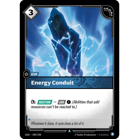 Energy Conduit OGN-098 | Origins | ProCards México