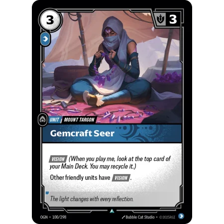 Gemcraft Seer OGN-100 | Origins | ProCards México