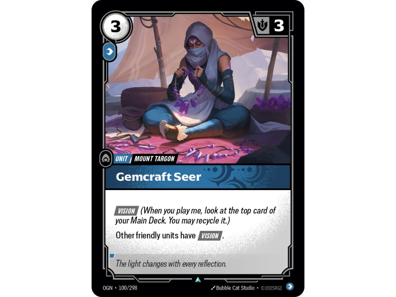 Gemcraft Seer OGN-100 | Origins | ProCards México