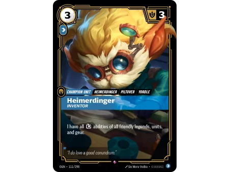 Heimerdinger, Inventor OGN-111 | Origins | ProCards México
