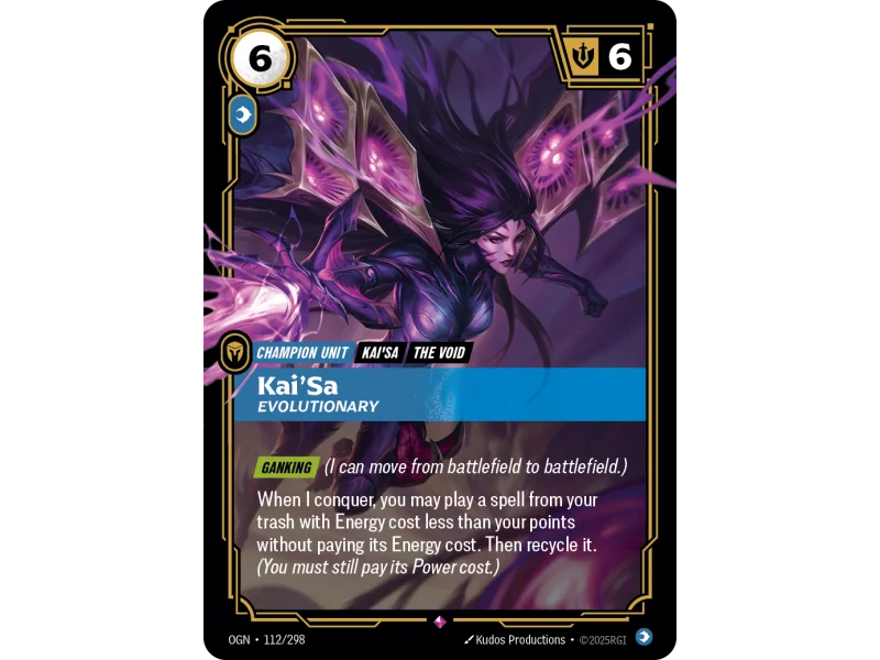 Kai'Sa, Evolutionary OGN-112 | Origins | ProCards México