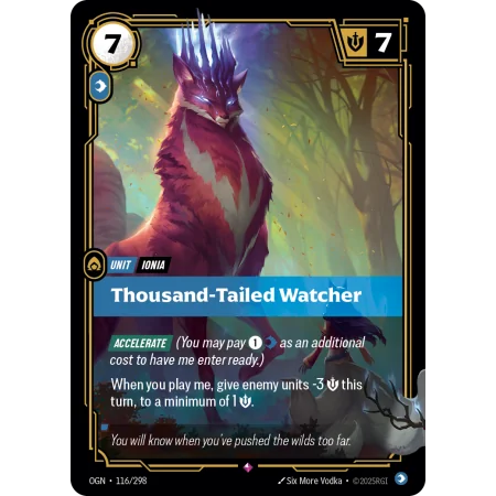 Thousand-Tailed Watcher OGN-116 | Origins | ProCards México