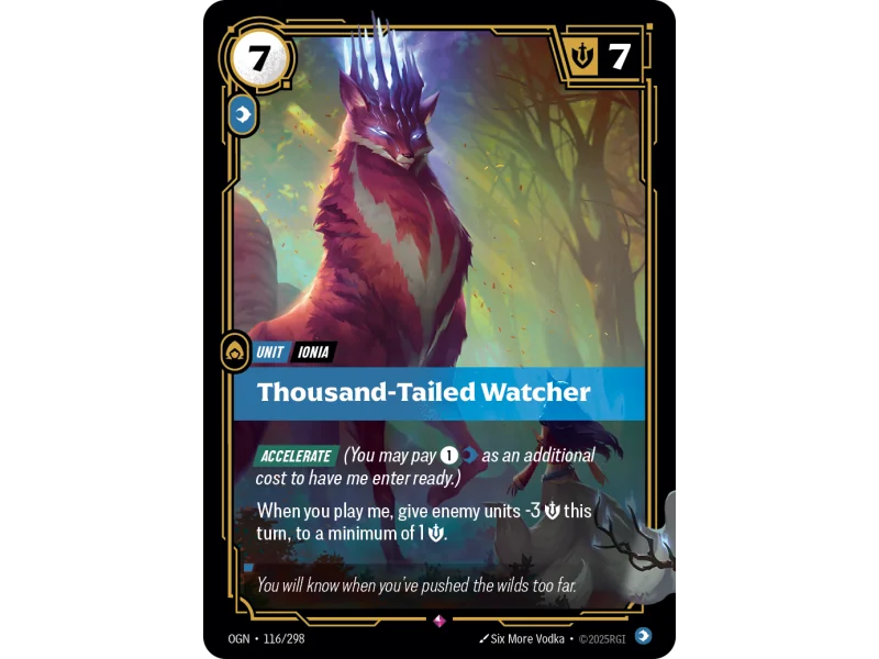 Thousand-Tailed Watcher OGN-116 | Origins | ProCards México