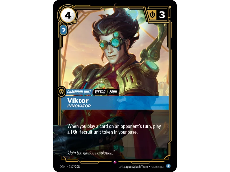 Viktor, Innovator OGN-117 | Origins | ProCards México