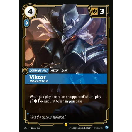 Viktor, Innovator OGN-117A | Origins | ProCards México