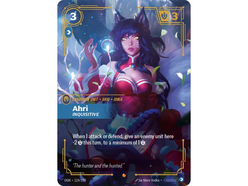 Ahri, Inquisitive OGN-119 | Origins | ProCards México