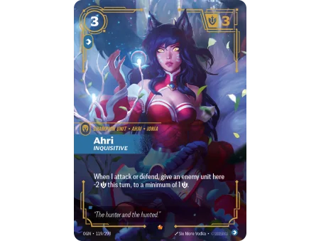 Ahri, Inquisitive OGN-119 | Origins | ProCards México
