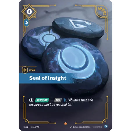 Seal of Insight OGN-120 | Origins | ProCards México