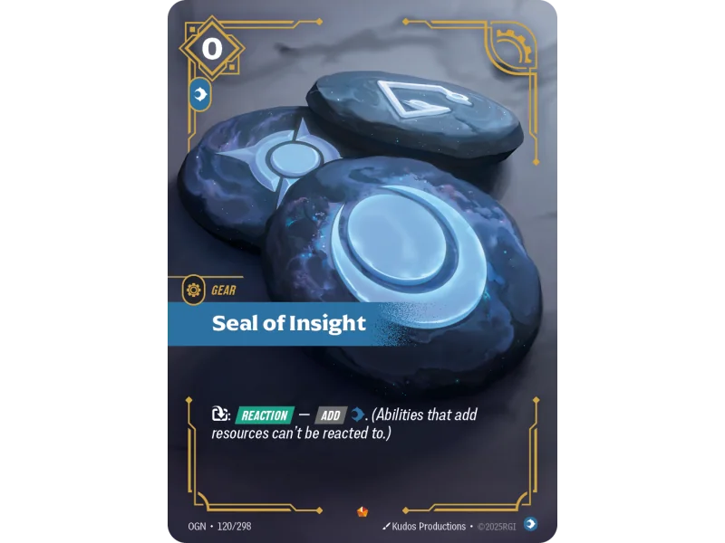 Seal of Insight OGN-120 | Origins | ProCards México
