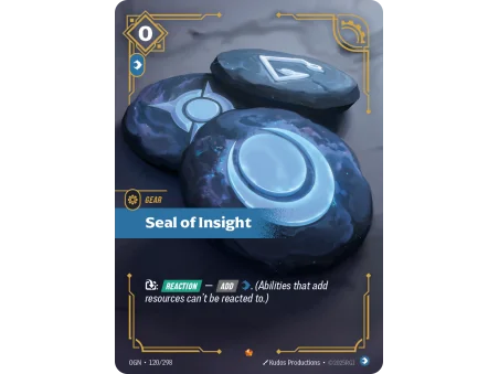 Seal of Insight OGN-120 | Origins | ProCards México