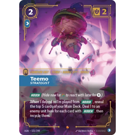 Teemo, Strategist OGN-121 | Origins | ProCards México