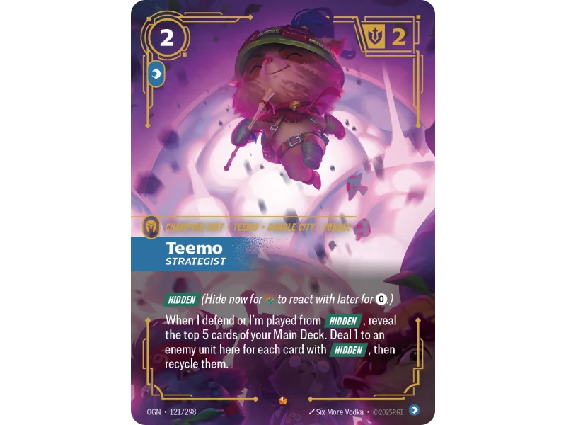 Teemo, Strategist OGN-121 | Origins | ProCards México