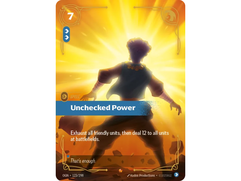 Unchecked Power OGN-123 | Origins | ProCards México