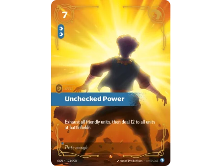 Unchecked Power OGN-123 | Origins | ProCards México