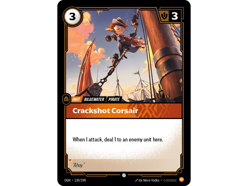 Crackshot Corsair OGN-130 | Origins | ProCards México